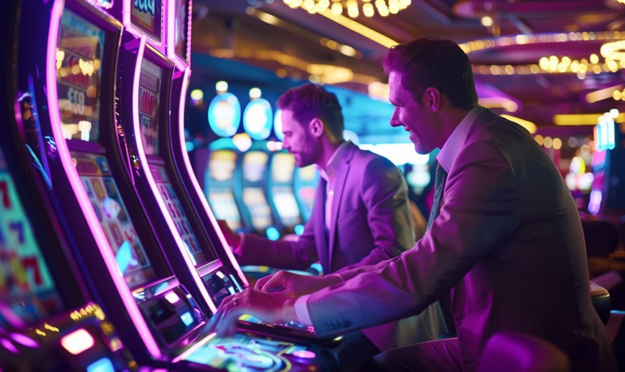 Casino ဂိမ်းများ ဆောင်ရွက်နေသော မြင်ကွင်း